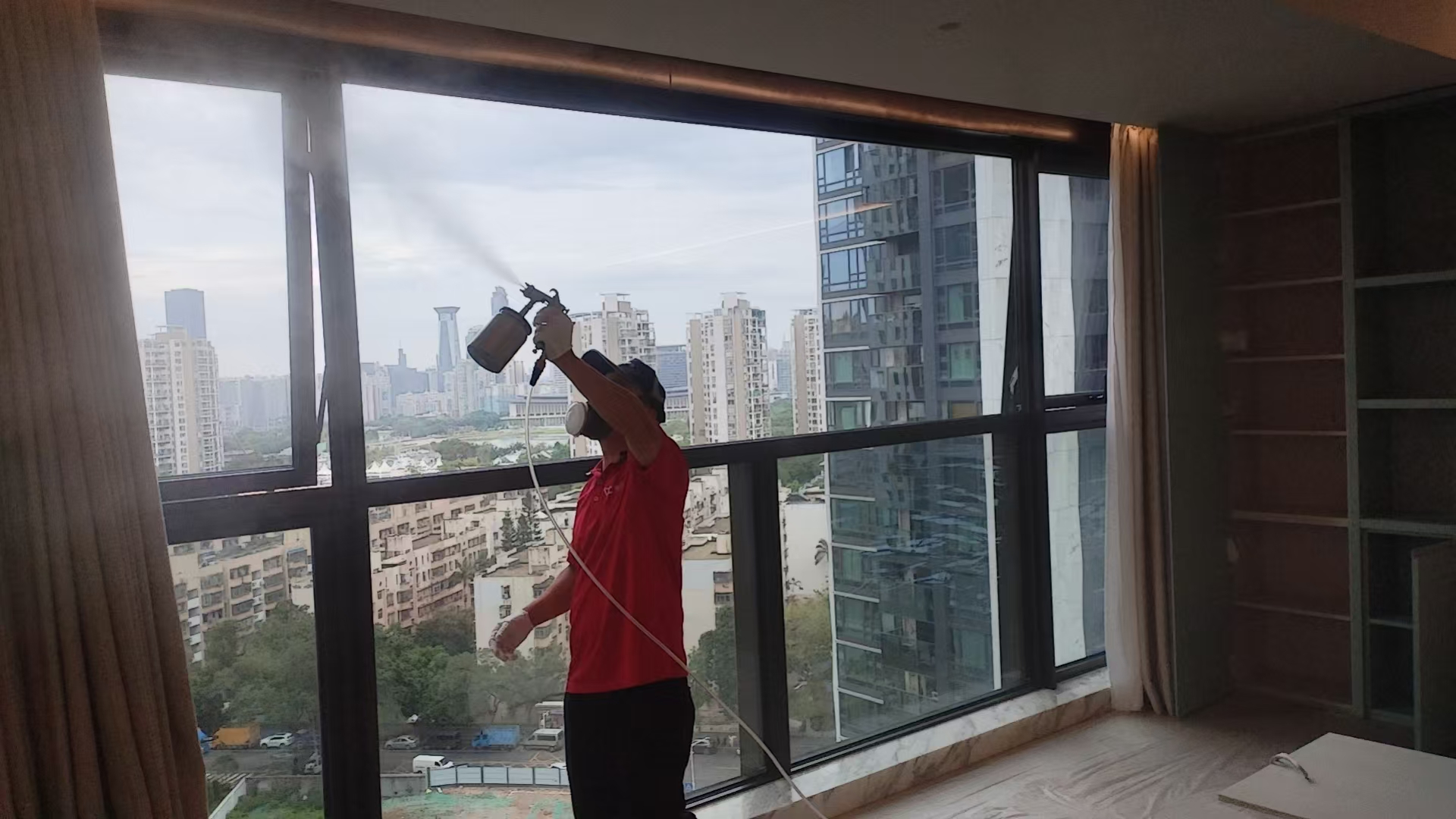 实录蛇口海景豪宅复古风同城上门除甲醛